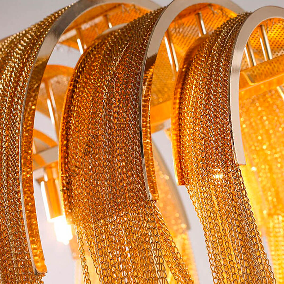 Celia | Bedroom Tassel Aluminum Chain Table Lamp