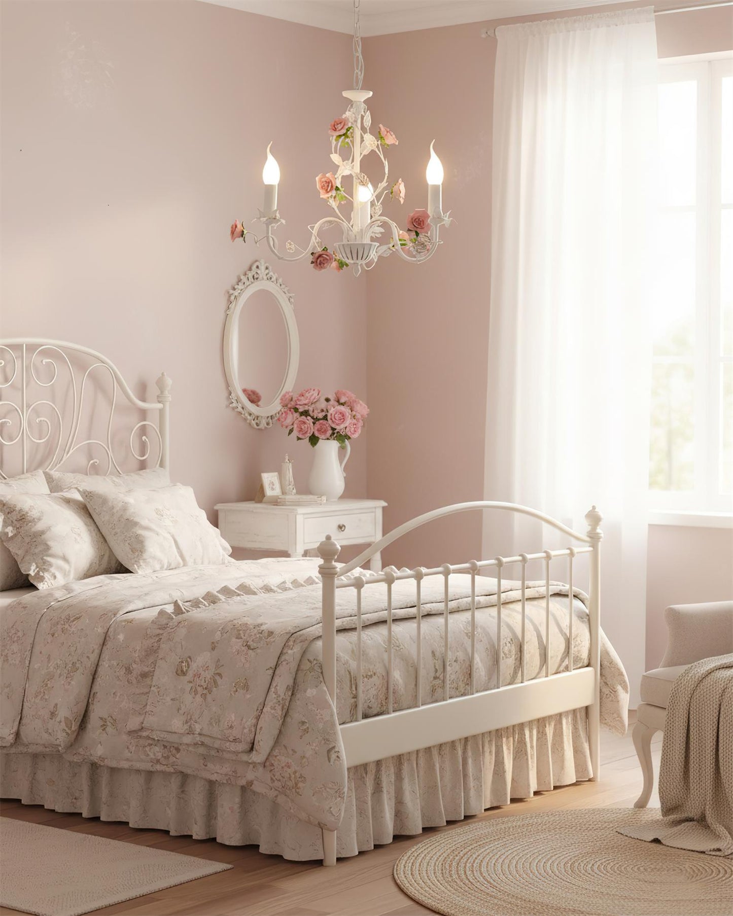 Beauty | Rose Flowers Chandelier