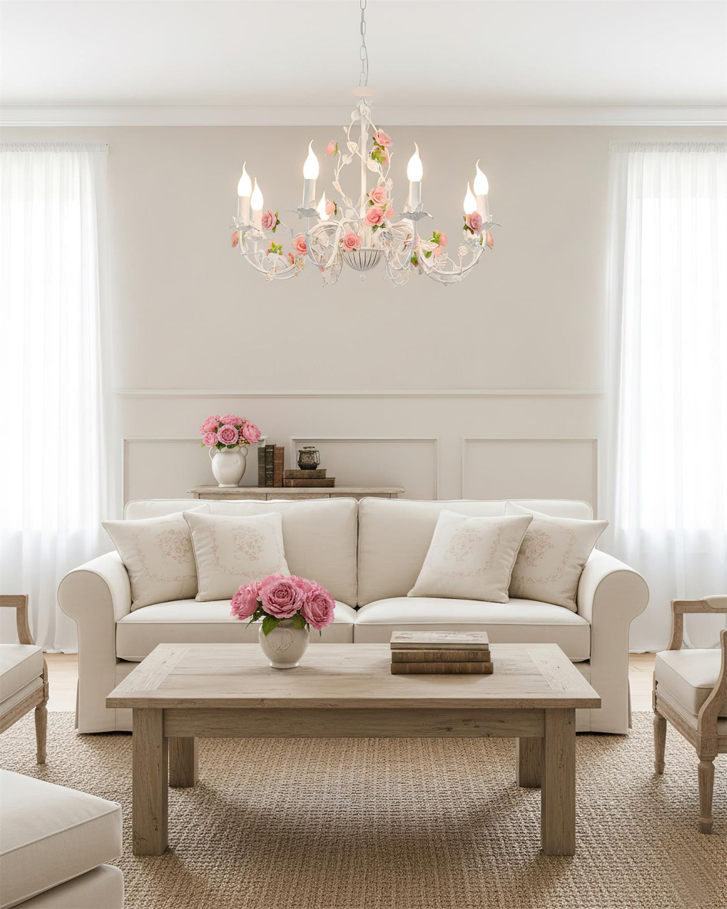 Beauty | Rose Flowers Chandelier