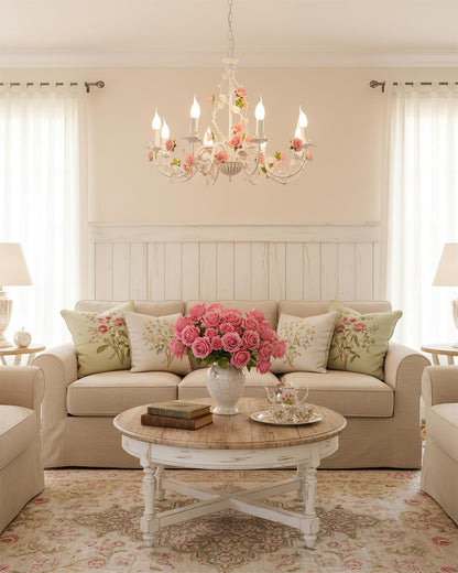 Beauty | Rose Flowers Chandelier