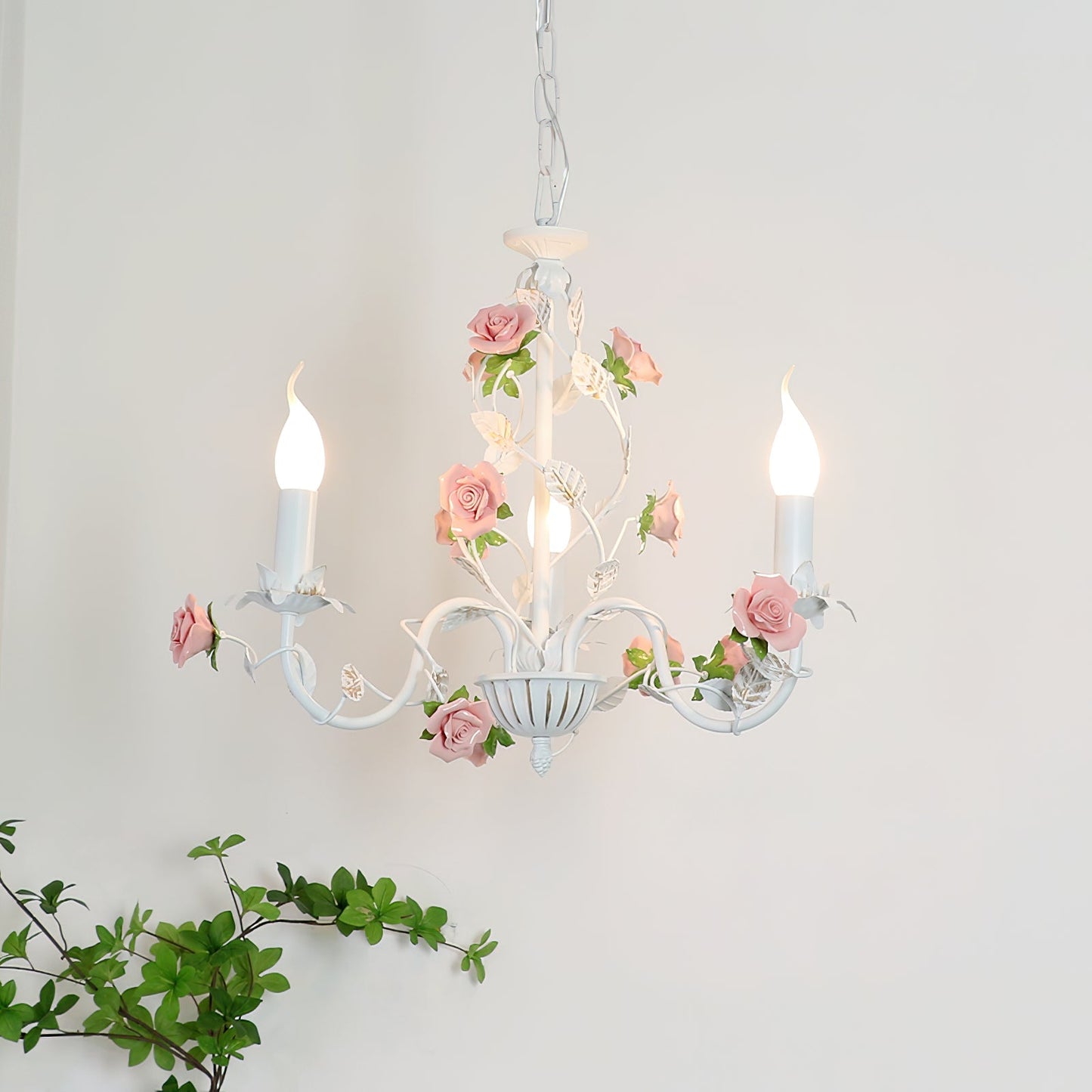 Beauty | Rose Flowers Chandelier