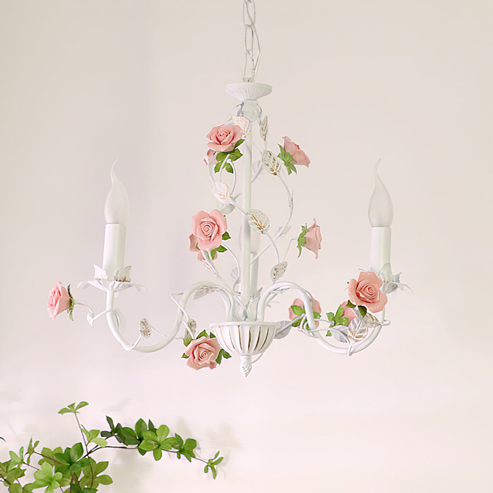 Beauty | Rose Flowers Chandelier