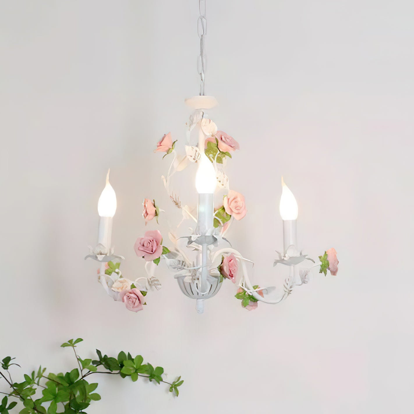 Beauty | Rose Flowers Chandelier