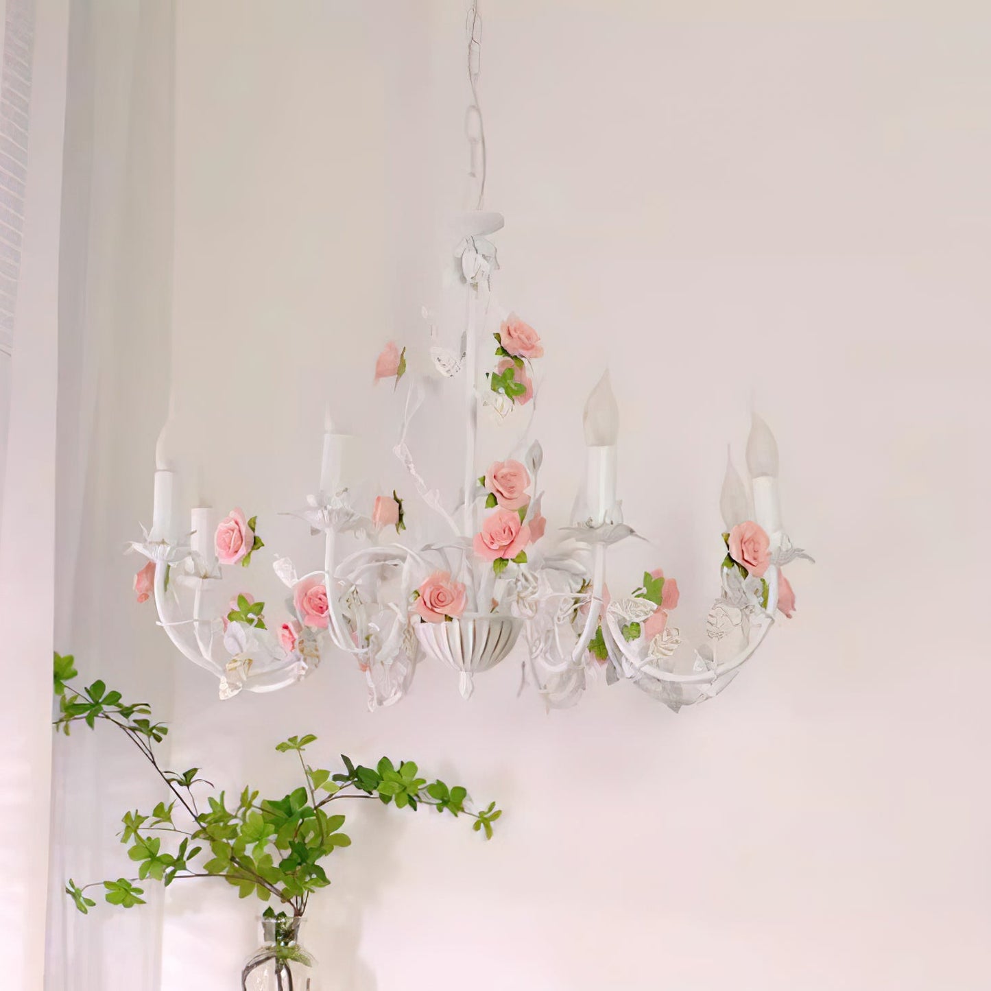 Beauty | Rose Flowers Chandelier